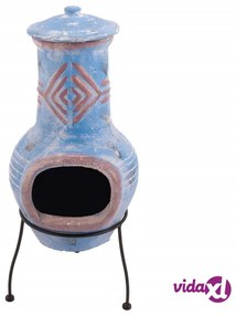 RedFire Caminetto Colima in Argilla Color Blu Marino/Rosso 86031