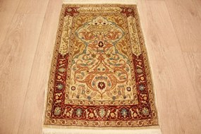 Hereke Tappeto 50 x 80 (Tacchino) Annodato A Mano