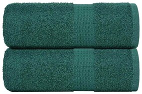 Asciugamani Ospiti 2 Pz Verde 30x50 Cm 360 G/m² 100% Cotone /