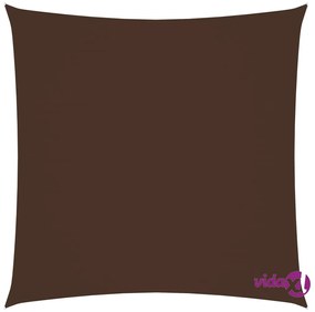vidaXL Vela Parasole in Tela Oxford Quadrata 2x2 m Marrone