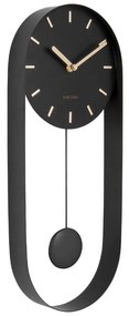 Orologio a pendolo nero da parete Charm Pendulum - Karlsson