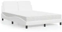 Letto con Materasso Bianco 120x200 cm in Similpelle 3208853