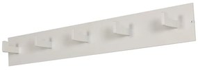 Appendiabiti da parete in metallo bianco Leatherman - Spinder Design