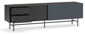 Tavolo TV nero-antracite 180x56 cm Nube - Teulat