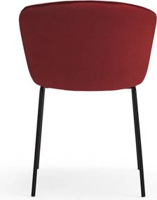 Set di sedie da pranzo rossa in imbottito 2 pz Add – Teulat