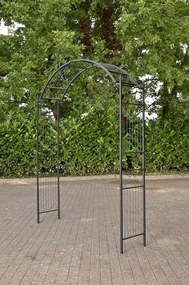 Arco Per Rose Regolabile Rosenbogen Flexi / Schwarz