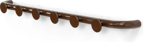 Attaccapanni da parete marrone scuro in metallo 75 cm Retro – Spinder Design
