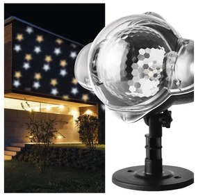 Proiettore LED natalizio da esterno LED/4W/230V IP44 bianco caldo/freddo