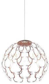 Lamoi lampadario a sospensione grande rame d.80cm 2700k 9939lm 99w ...