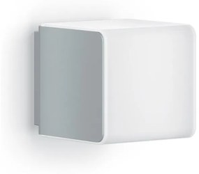 Applique LED moderno da esterno L 840 doppia luce grigio IP44, con sensore di movimento luce bianco caldo dimmerabile 305 lumen, STEINEL