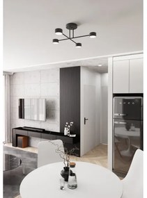 Lampadario a plafone HALO 4xGX53/10W/230V nero