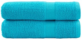 Asciugamani Da Bagno Solund 2 Pz Viola 70x140 Cm 600 G/m² /