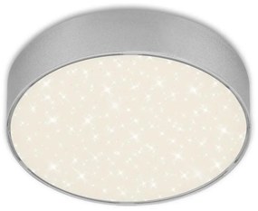 Briloner 7072-414 -Plafoniera LED STAR SKY LED/11W/230V diametro 15 cm argento