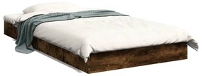 Giroletto Senza Materasso Rovere Fumo 90x190 Cm İn Truciolato /