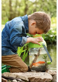 Terra Kids - Contenitore Portatile con Lente d'ingrandimento