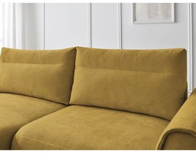 Divano angolare in giallo ocra Aden – Bobochic Paris