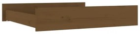 Cassetti per Letto 2 pz in Legno Massello di Pino Miele