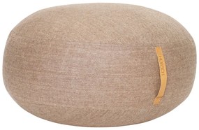 Pouf marrone chiaro Turenio, ø 70 cm Mochi - Hübsch