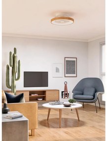 Ventilatore da soffitto Tibet WiFi legno , D. 53 cm MANTRA