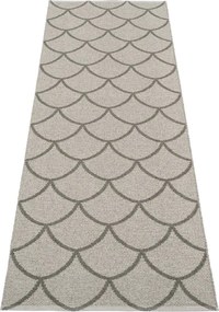 Passatoia da interno/esterno grigia 70x225 cm Kotte Charcoal – Pappelina