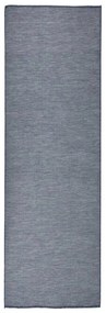Tappeto Da Esterni A Tessitura Piatta 80x250 Cm Blu /