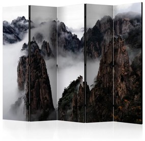 Paravento design Mare di Nuvole, Huang Shan, Cina II - Montagne nella nebbia