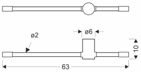 Applique LED BATUTA LED/14W/230V oro