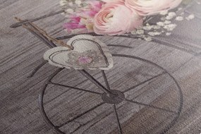 Quadro su tela – Fiori meravigliosi in vaso vintage