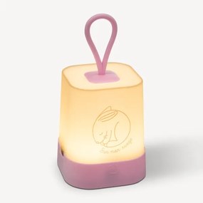 Atmosphera - LED Doty. Lampada notturna ricaricabile per bambini RABBIT LED/3,7V 1200mAh rosa