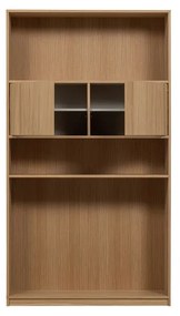 Libreria modulare in rovere colore naturale 110x199 cm Modulair - vtwonen