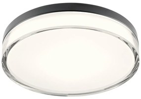 Redo 01-3736 - Plafoniera LED FRISBI LED/18W/230V 3000/4000K IP44 nero