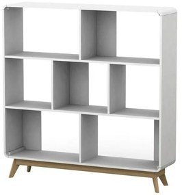 Libreria bianca 122x126 cm Caitlin - Støraa