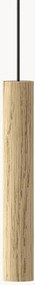 Lampada a sospensione a LED in legno di quercia Chimes