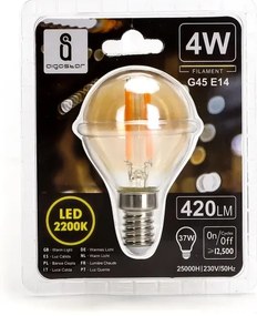 Lampadina LED G45 E14/4W/230V 2200K - Aigostar