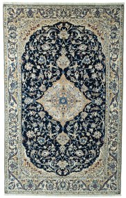 Nain Tappeto persiano 180x290 Blu (Iran) Annodato A Mano