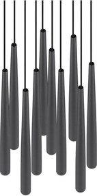 Lampadario LED nero ø 30 cm Cala – Trio Select