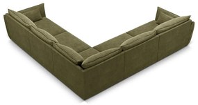 Divano angolare verde (variabile) Vanda - Mazzini Sofas