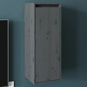 Pensile Grigio 30x30x80 Cm İn Legno Massello Di Pino /