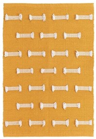 Tappeto lavabile giallo 50x80 cm Juline - douceur d'intérieur