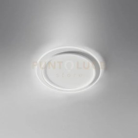Dharma p/p plafoniera led 2700lm 3000k 40w ip20 colore bianco d.45cm