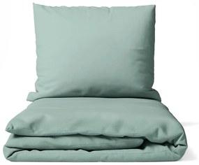 Biancheria da letto matrimoniale verde in microsatin 200x200 cm Basic - Bonami Essentials