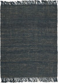 Tappeto in iuta a pelo corto tessuto a mano Nessa