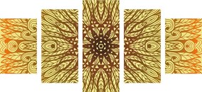 Quadri 5 pezzi – Ornamento etnico unico
