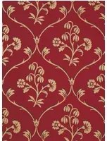 Little Greene Carta da parati Cranford - Cherry Gold