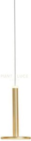 Pendente senza rosone d' attacco tua, led/9w 800lm 3000k, oro satin...