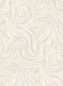 Cole & Son Carta da parati Kawakubo - Apple White/ Rose