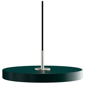 Lampada a sospensione LED verde scuro con paralume in metallo ø 31 cm Asteria Mini - UMAGE