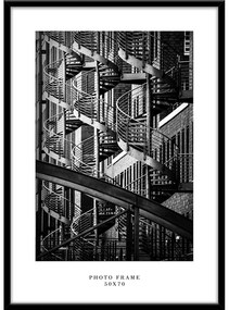 Cornice nera da appendere, 53 x 73 cm Floryda - Styler