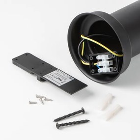 BRILAGI - Lampada da esterno con sensore NOVA 1xE27/15W/230V 40 cm IP44 nera