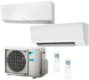 Daikin - Climatizzatore Condizionatore Dualsplit perfera 2MXM68A + FTXM42R + FTXM42R 15+15 15000+15000 btu modello 2022 wifi incluso